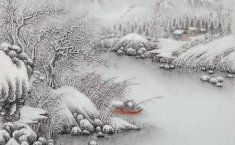 读柳宗元《江雪》有感：千山鸟飞绝,万径人踪灭,孤舟蓑笠翁,独钓寒江雪