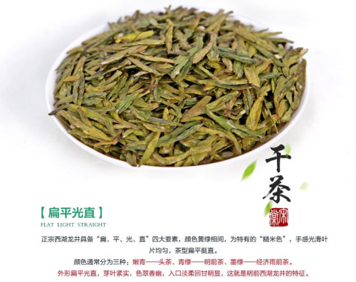 西湖龙井的鉴别方法